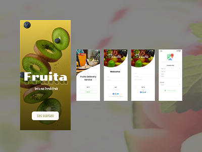 Fruita Sign in/ Sign up Mob App UI/UX Design Kit branding design figma graphic design illustration login ui login ux mob app screens sign in sign up ui ui design ui trending ui trends uiux ux ux design ux trending ux trends