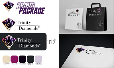 Trinity Brand Package app branding design graphic design illustration logo typography ui ux vector