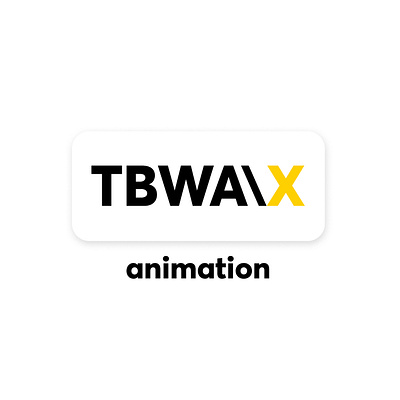Animation for logo TBWA\X
