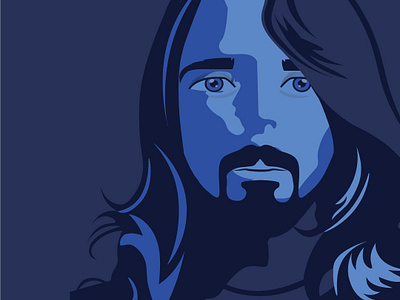 Picture Digital - Dave Grohl 🔥 design diseño dribbble illustration illustrator ilustración vector