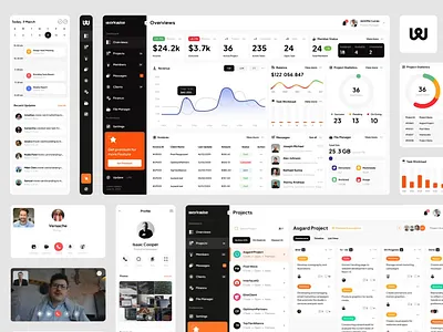 workwise : Dashboard Overview admin admin dashboard admin interface admin panel admin theme animation dasboard dashboard design file manager kanban manageanalytics management tool motion project management saas sidebar task task manager user user dashboard