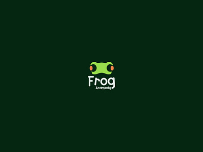 Frog logo icon design concept brand identity branding creative frods frog frog academy frog logo frog logo icon logo logotype minimal