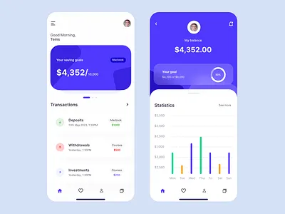 Fintech app ui fintechapp ui user experience design ux