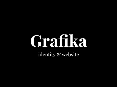 Grafika identity & website branding design graphic design illustration logo ui ux vector