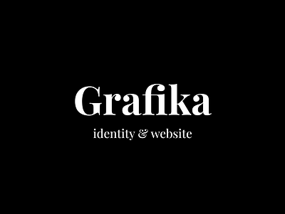 Grafika identity & website branding design graphic design illustration logo ui ux vector