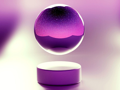 3D magic floating ball models🔮 3d 3d animation 3d art 3d artist 3d game art 3d model blender 3d crystal ball design freelance artist magic ball ui