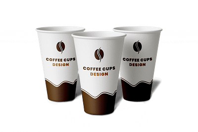 Coffee cups design branding