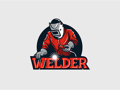 Welder Logo Design design graphic design illustration logo vector