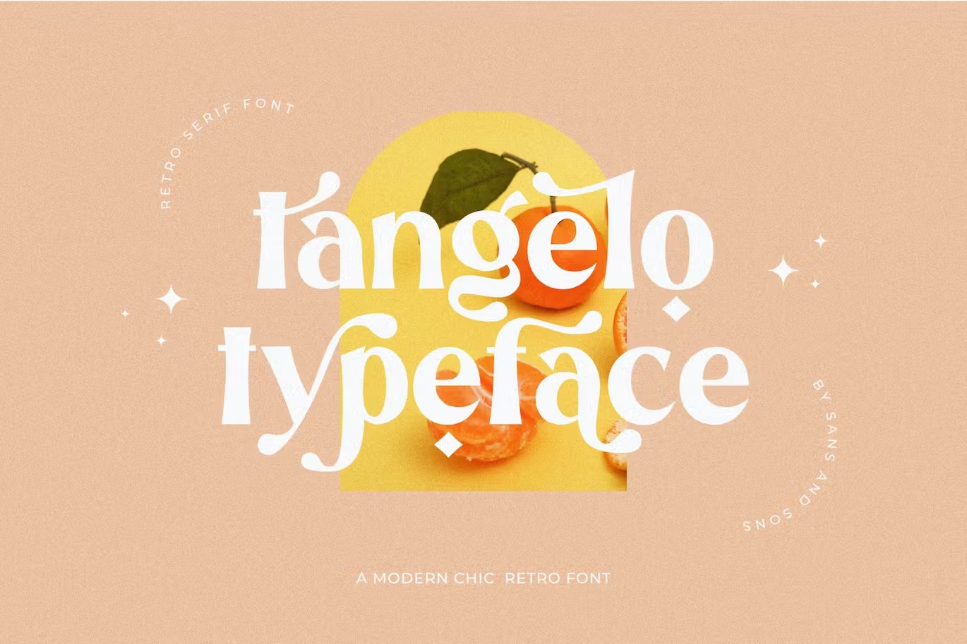 Tangelo Font by Richarde Leei on Dribbble