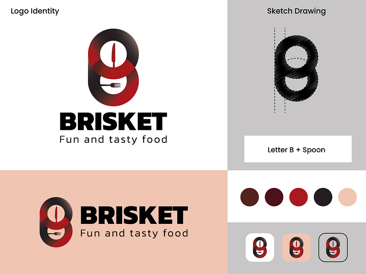 BRISKET Logo Design by Logoli on Dribbble