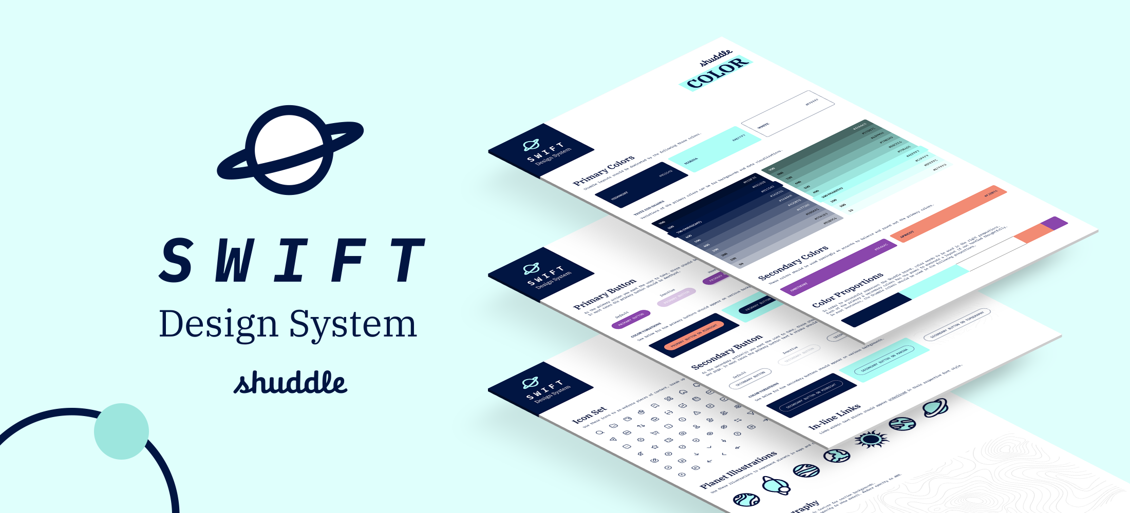 Creating Swift, A Design System branding design system illustration product design ui ux