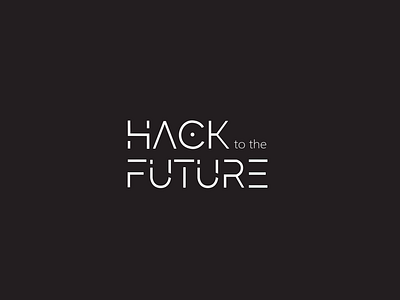Hack To The Future Logo Animation 2d 2d animation ae after effects animated animated logo animation branding design icon illustration intro lines logo logo animation morph reveal smooth text logo typography