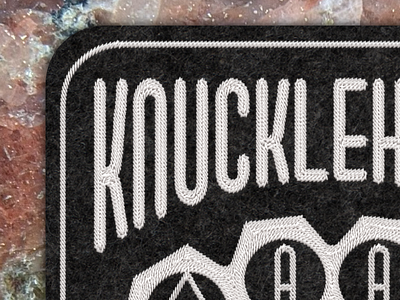 Knuckleheads Embroidery and Felt Patch Concept app biker brand design branding colorful design emblem embroidered embroidery graphic design illustration logo logomark patch