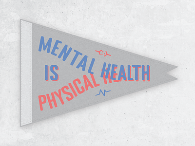 Mental Health Flag app brand design branding colorful design emblem flag graphic design illustration logo logomark mental mental health mockup wellness