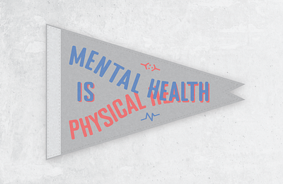 Mental Health Flag app brand design branding colorful design emblem flag graphic design illustration logo logomark mental mental health mockup wellness