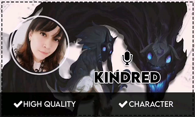 Kindred, Female Character Voice Over dubbing voice over
