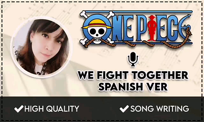 We fight together, Spanish Songwriting Cover Female Voice cover dubbing voice over