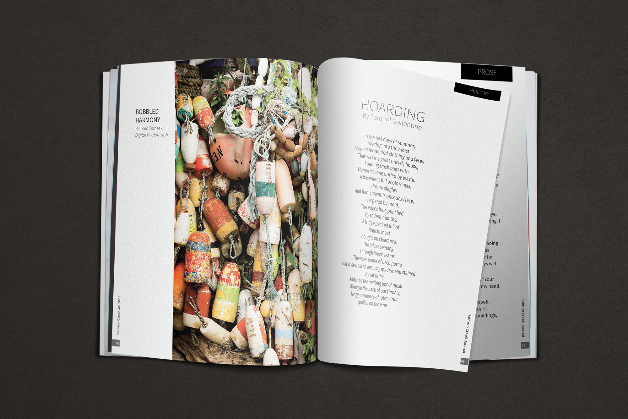 SCJ Art & Literary Journal - Washington State University app art brand design branding college colorful design graphic design illustration journal literary print publishing salmon state university washington wsu wsu vancouver