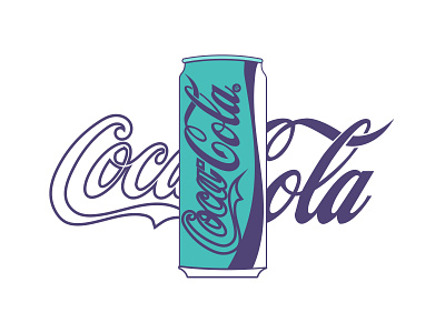 COCACOLA ILLUSTRATION art cocacola drink graphic design illustration vector