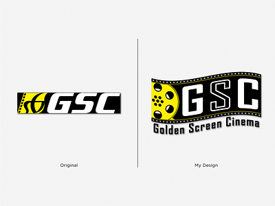 Golden Screen Cinemas Logo Redesign By Me cinema corporate logo design cantik filem graphic design gsc logo illustration logo logo bisnes logo cantik logo cerita logo company logo filem logo lawa logo lokal logo murah logo padu logo wayang malaysia wayang