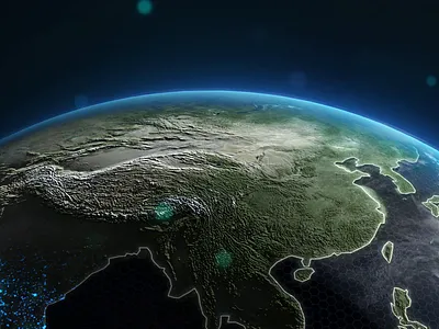 Realistic 3D Earth Design 3d ae animation earth visualization