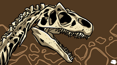 fossil dinosaurs - idnzoo dino dinosauria dinosaurs dinosaurus fossil idnzoo illustration jurassic jurassicpark jurassicworld trex