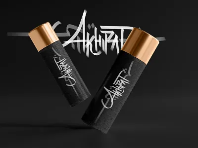 AKHIRAT | Calligraphy Mockup Design branding design effect graphic design hand lettering layout lettering letters ligatures logo logotype logotype wordmark minimal script text type type design typo typography vector