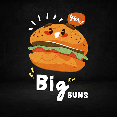 Burger Joint Logo 3d animation branding graphic design logo motion graphics ui