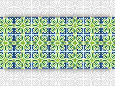 Ceramic Tile Pattern ornament