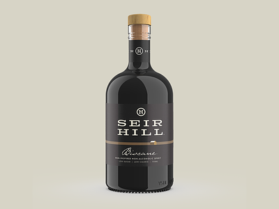 Seir Hill Biscane bottle design graphic design label design packaging