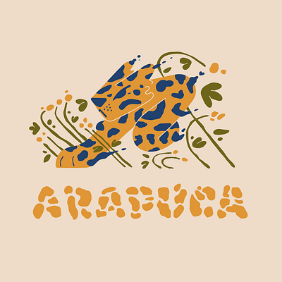 Arapuca adobe illustrator art direction flat fluid illustration illustrator jaguar lettering lettering design typography vector vector illustration