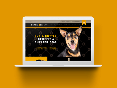 Chateau La Paws ui ux uxui web design website design