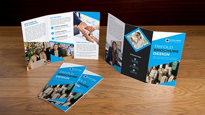 Corporate Business Trifold Brochure Design brand identity branding brochure design business brochure business post company brochure corporate corporate brochure creative creative trifold design graphic design marketing design modern modern trifold brochure professional trifold brochure trifold brochure design trifold design