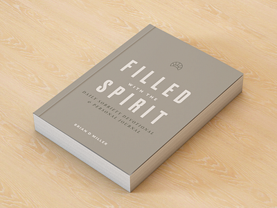 Filled with the Spirit book cover book design branding graphic design