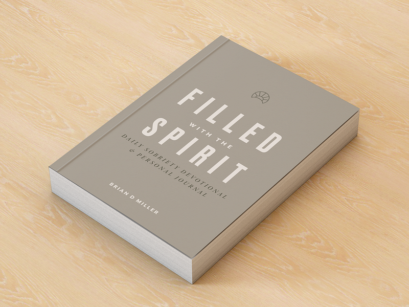 Filled with the Spirit book cover book design branding graphic design