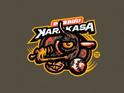 Karakasa Mascot Logo branding design esport gaming ghost graphic graphic design illustration japan japanese culture logo mascot obake sport yokai