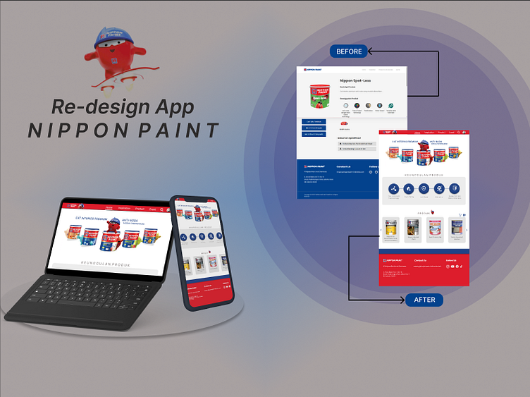 Redesign App Nippon Paint by Indah Cahyanti on Dribbble