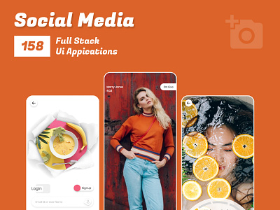 Social Media App Design branding design graphic design illustration minimal social media app design uiux