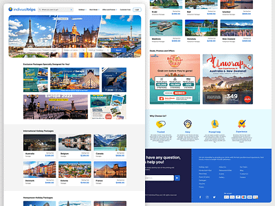 Holiday Booking Site agency booking booking site design family holiday holiday holiday booking website hotel place travel travel agency travel site trip trip booking trips ui vacation vacation booking web website