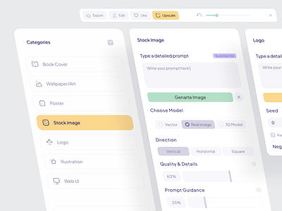 AI-Enabled Design: The Game-Changing Product for Custom Visuals brand kit calendar cards ui color color palette component design designsystem edit editor editor panel interaction minimal product design schedule typography edit ui uidesign uxdesign webdesign