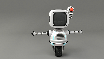 3D Character Toby Robot 3d animation design graphic design