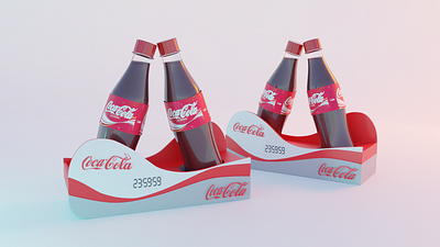 3D Modeling Coca Cola 3d animation design illustration