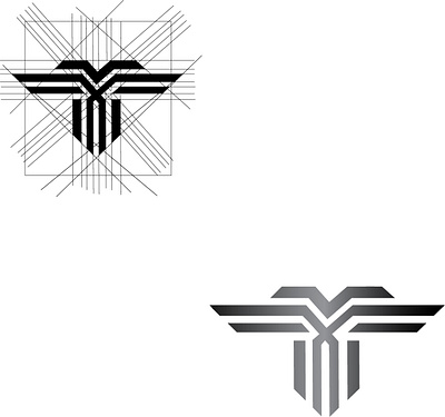 GRID BASED LOGO DESIGN branding design graphic design grid based logo illustration logo ui
