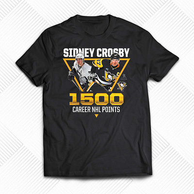 Sidney Crosby Pittsburgh Penguins Fanatics Branded 1500 Career P