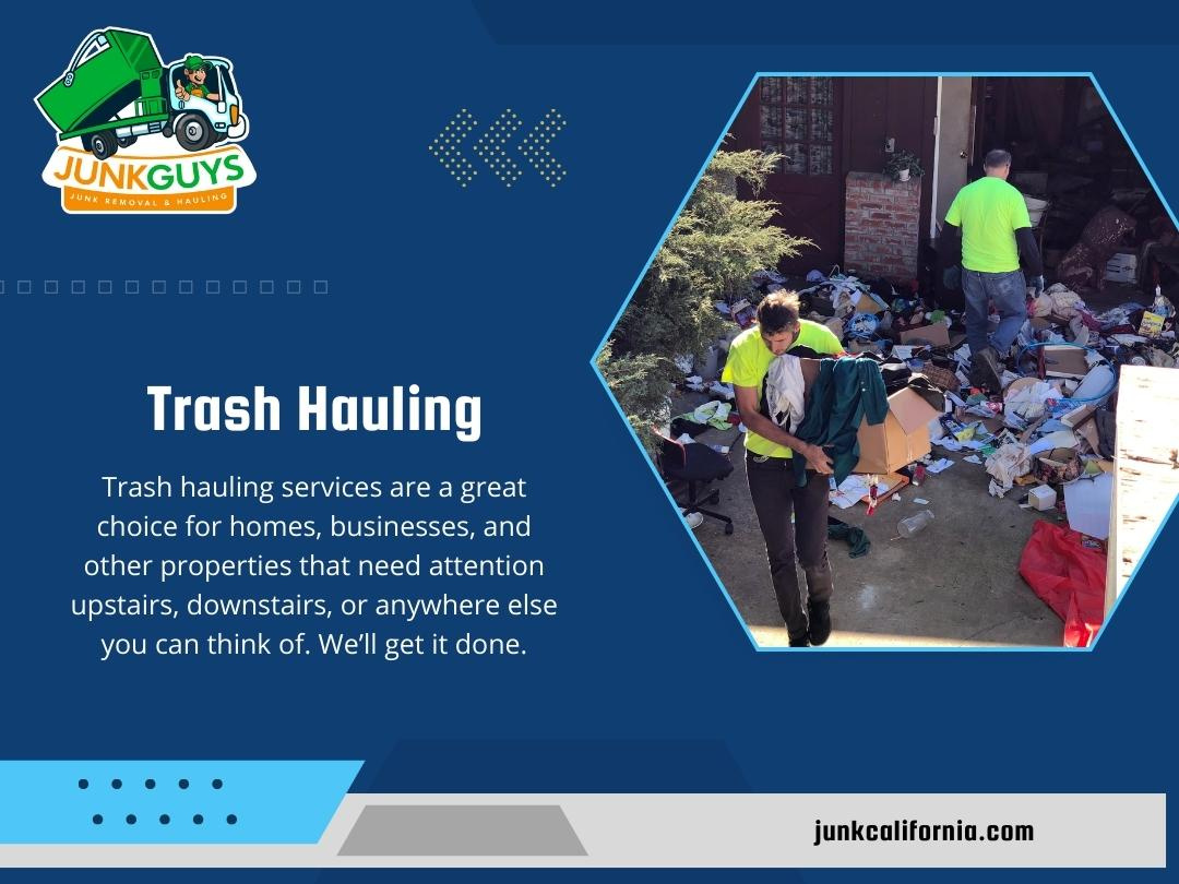 Trash Hauling in Sacramento by JunkGuys Junk Removal & Hauling on Dribbble