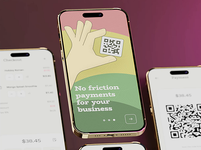 Financial App: QR payment flow android app app design design interface ios iphone mobile mobile app design ui ux