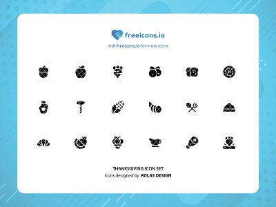 THANKSGIVING ICON SET animation branding design free icons graphic design icon illustration logo motion graphics ui vector