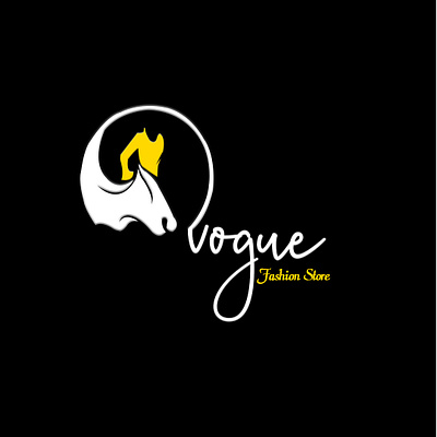 Logo design for Vogue fashion store banner design branding design graphic design illustration logo motion graphics