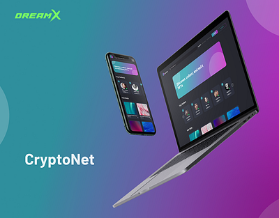 CryptoNet [Crypto] android app crypto crypto app crypto wallet dark theme design dreamx finance fintech ios iphone mobile app prototype ui ui design ux ux design web web app