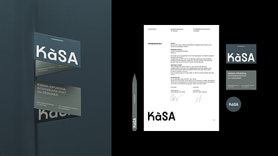 KASA — Brand Identity Design brand identity branding interior logo stationery